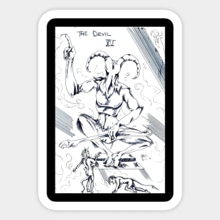 The Devil Tarot Sticker